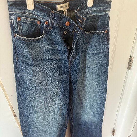NWT Madewell Jeans Sz 26 Low Slung Baggy Moffat wash - Picture 4 of 7